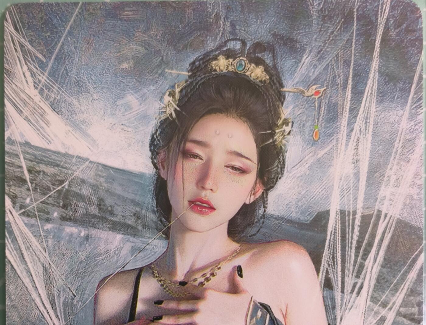 C先生卡牌 第15期 元集纪·刷子签·罐儿签·毒瘤签(持续收拍品中...) 【大头普卡】燎原×刷子《妖姬传》蜘蛛精·四妹 近景