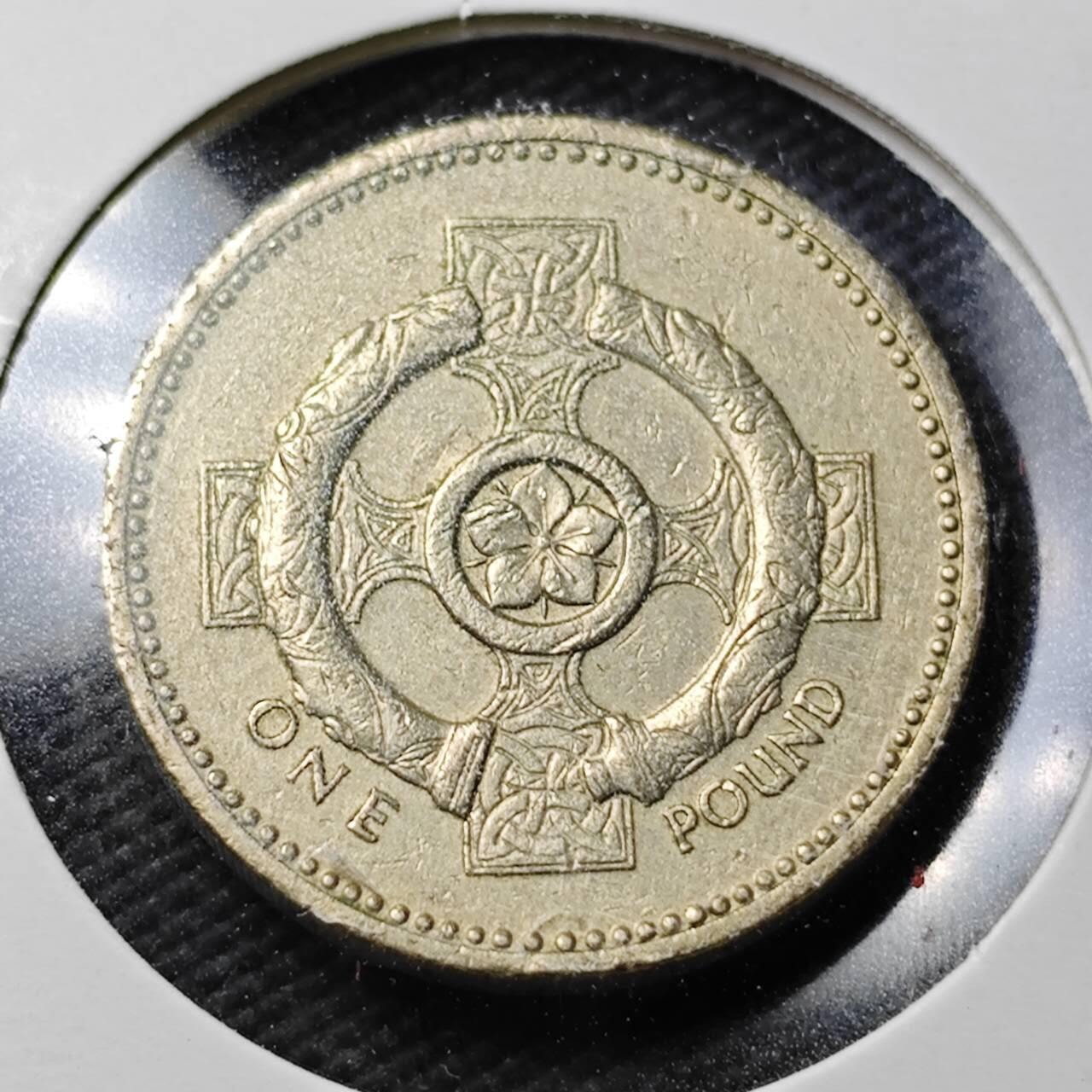 KK钱币收藏小铺  第360场  2月预留时间 周末发货  1996英国1镑