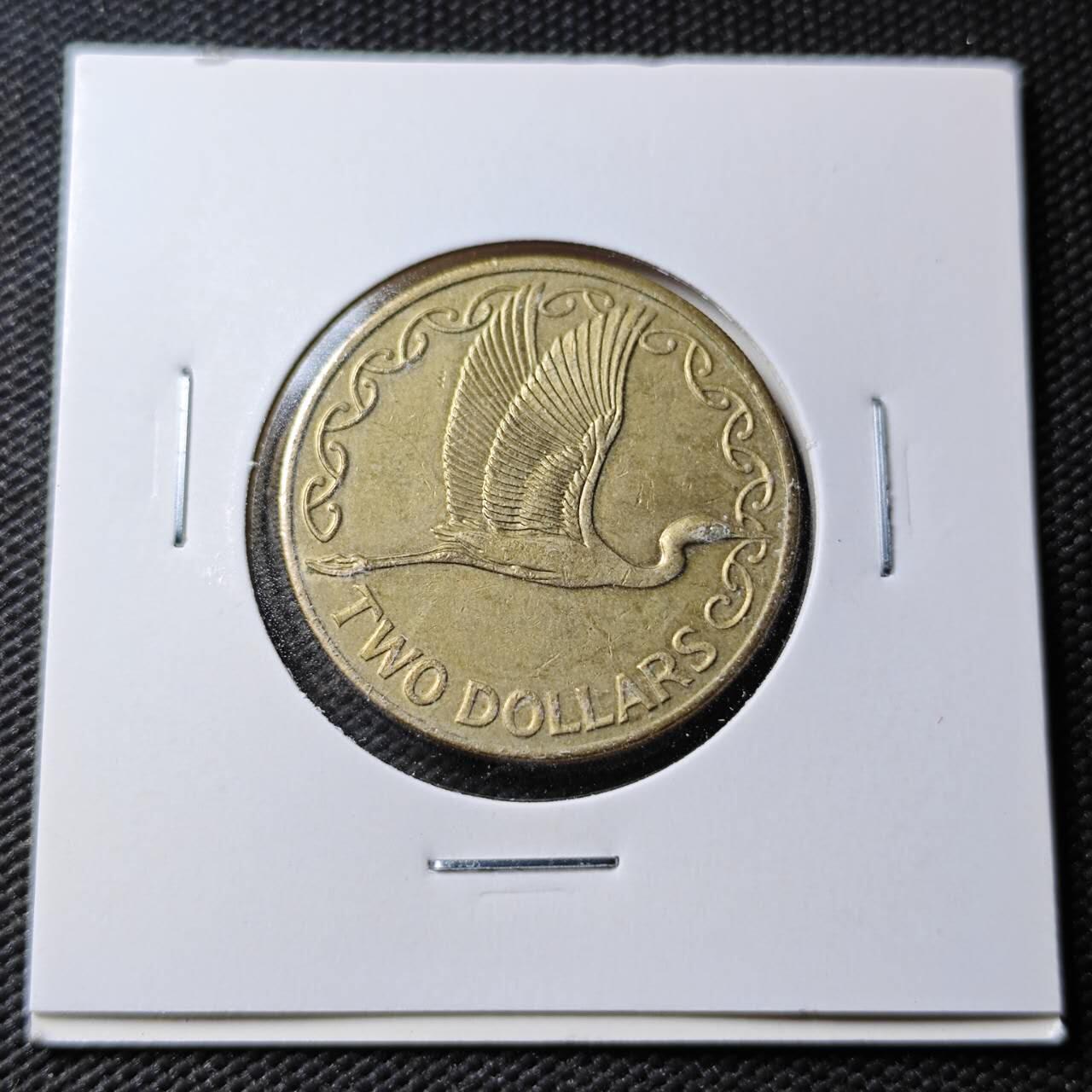 KK钱币收藏小铺  第360场  2月预留时间 周末发货  1998新西兰2元