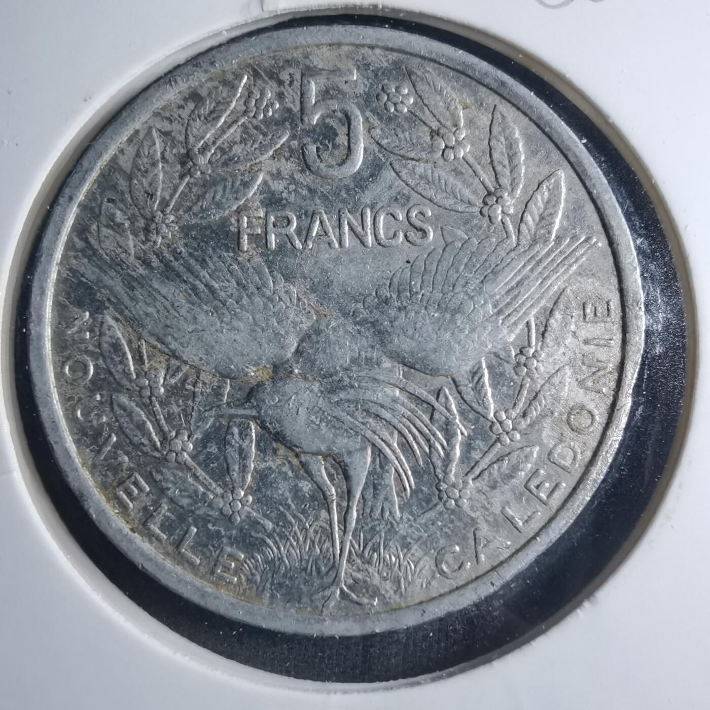 沼泽如烟--第885场 法属新喀里多尼亚1991年5法郎