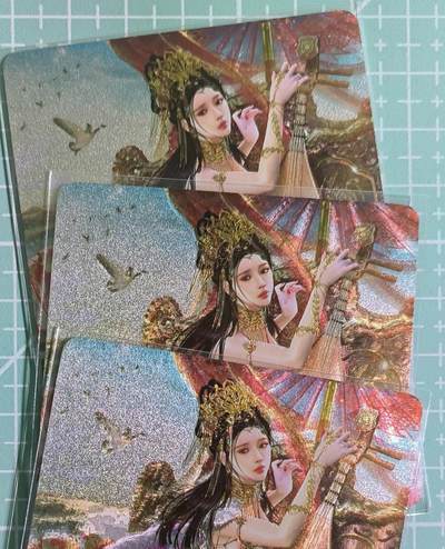 C先生卡牌 第15期 元集纪·刷子签·罐儿签·毒瘤签(持续收拍品中...) - 【浮雕折光】焱卡文化×巴丁《绝色绘卷》王昭君 三渐变