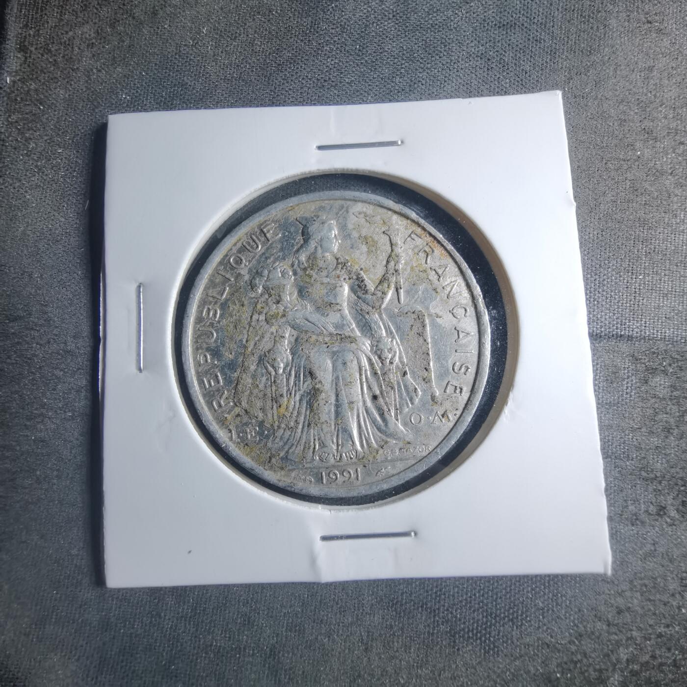 沼泽如烟--第885场 法属新喀里多尼亚1991年5法郎