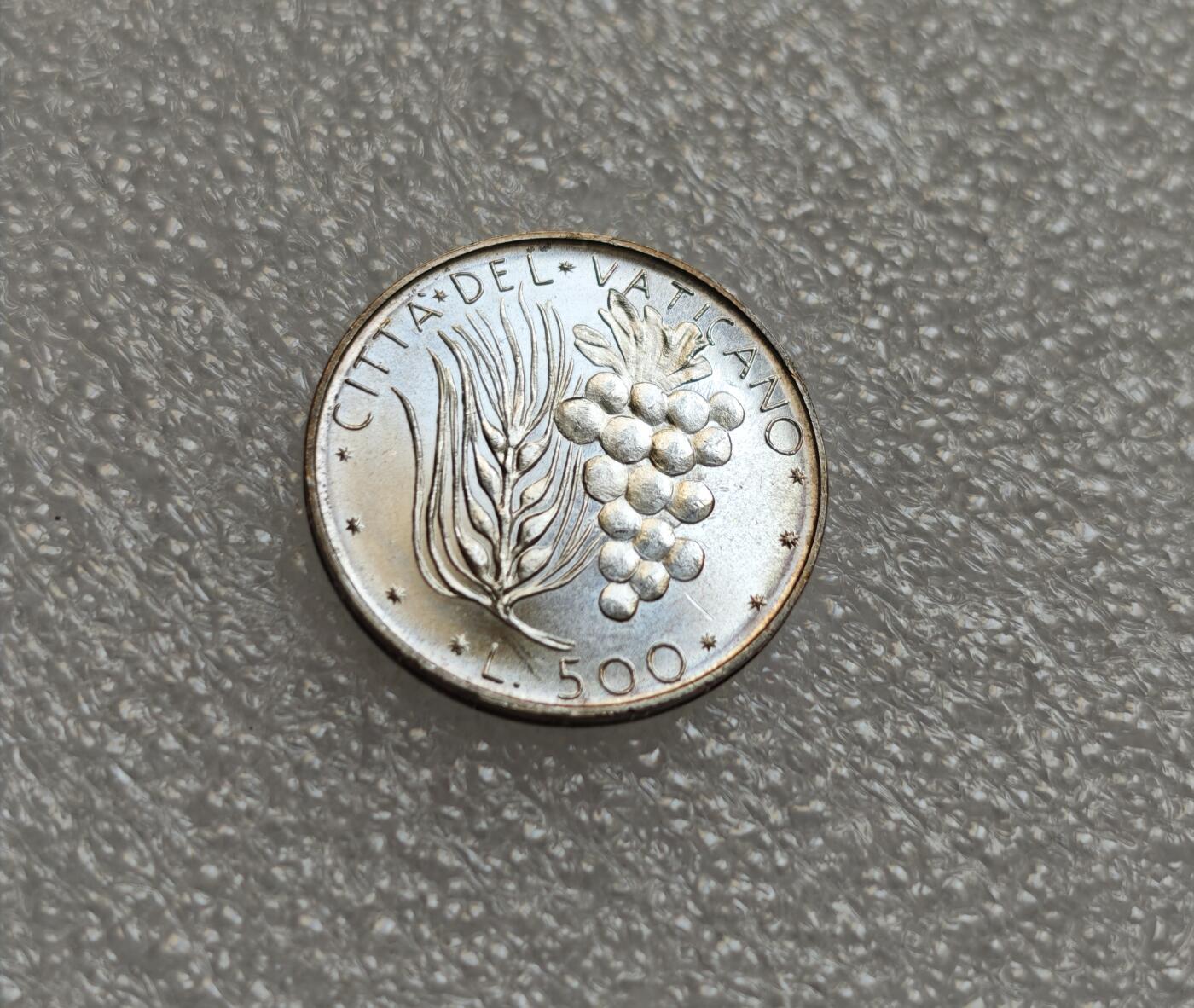 瓶子🏺第214期拍卖会  意大利1971年FAO纪念500里拉银币  原光