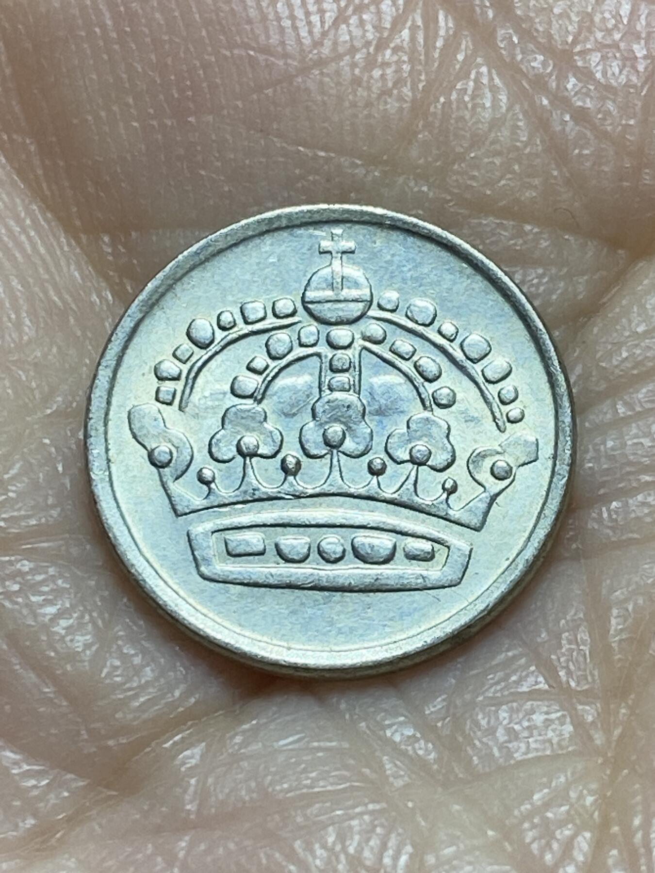 2025年第一百一十九场(总第一百四十五场）外国好品散币(免佣金) 瑞典🇸🇪1959年10欧尔银币(古斯塔夫六世时期，前期TS标，400银)