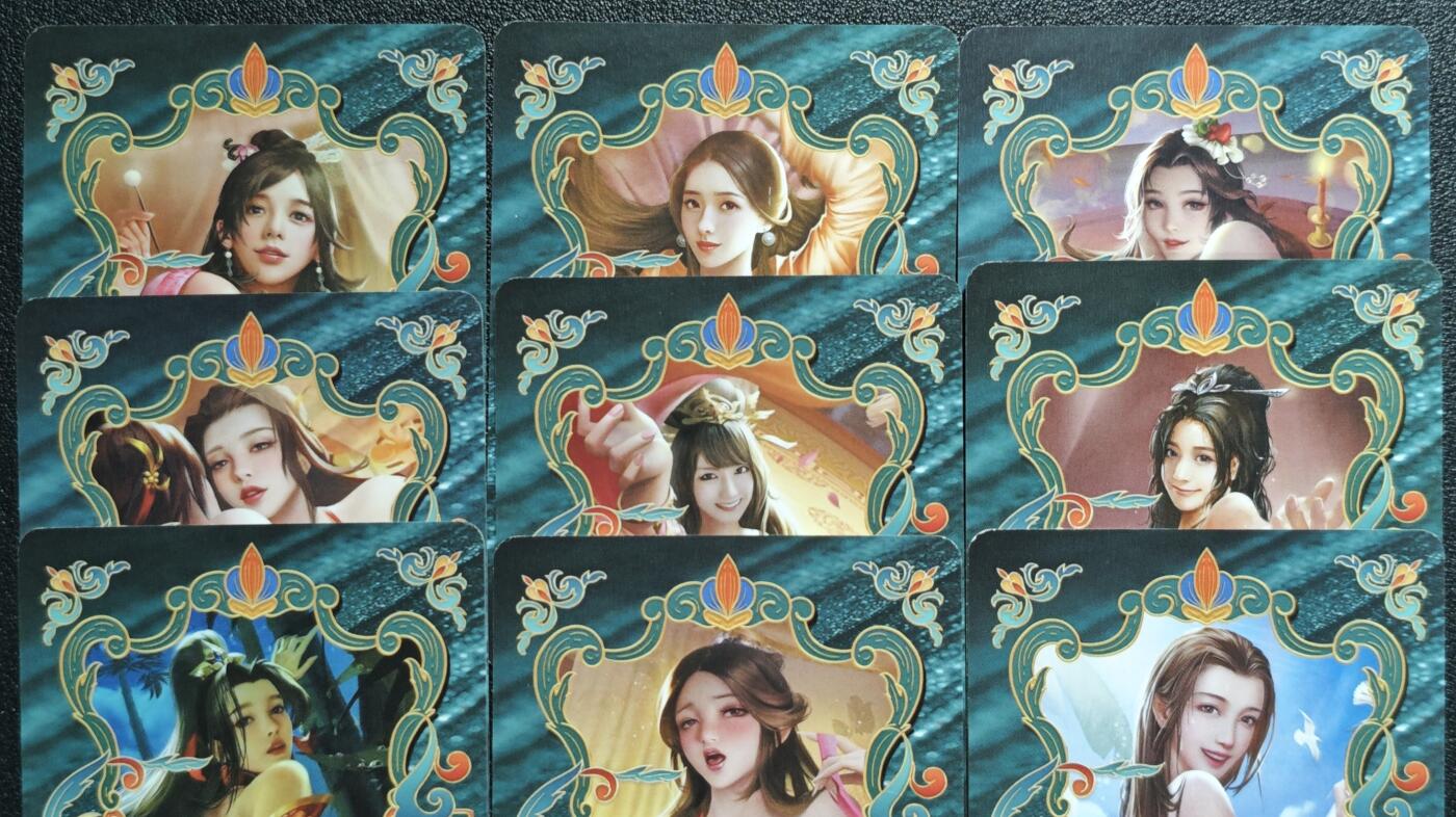 天玑星卡拍第133期《10.30周四截拍》持续收拍收评中 满赠卡需备注 【亲签卡】宁缺卡牌 古风美女 彩闪 九张