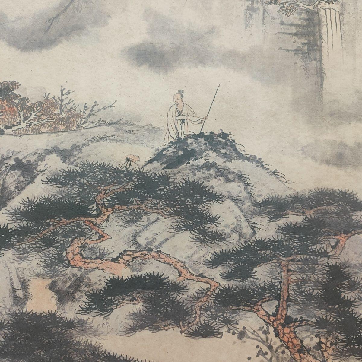 听雨轩（10） 名家名画中堂挂画（一） 石涛山水图