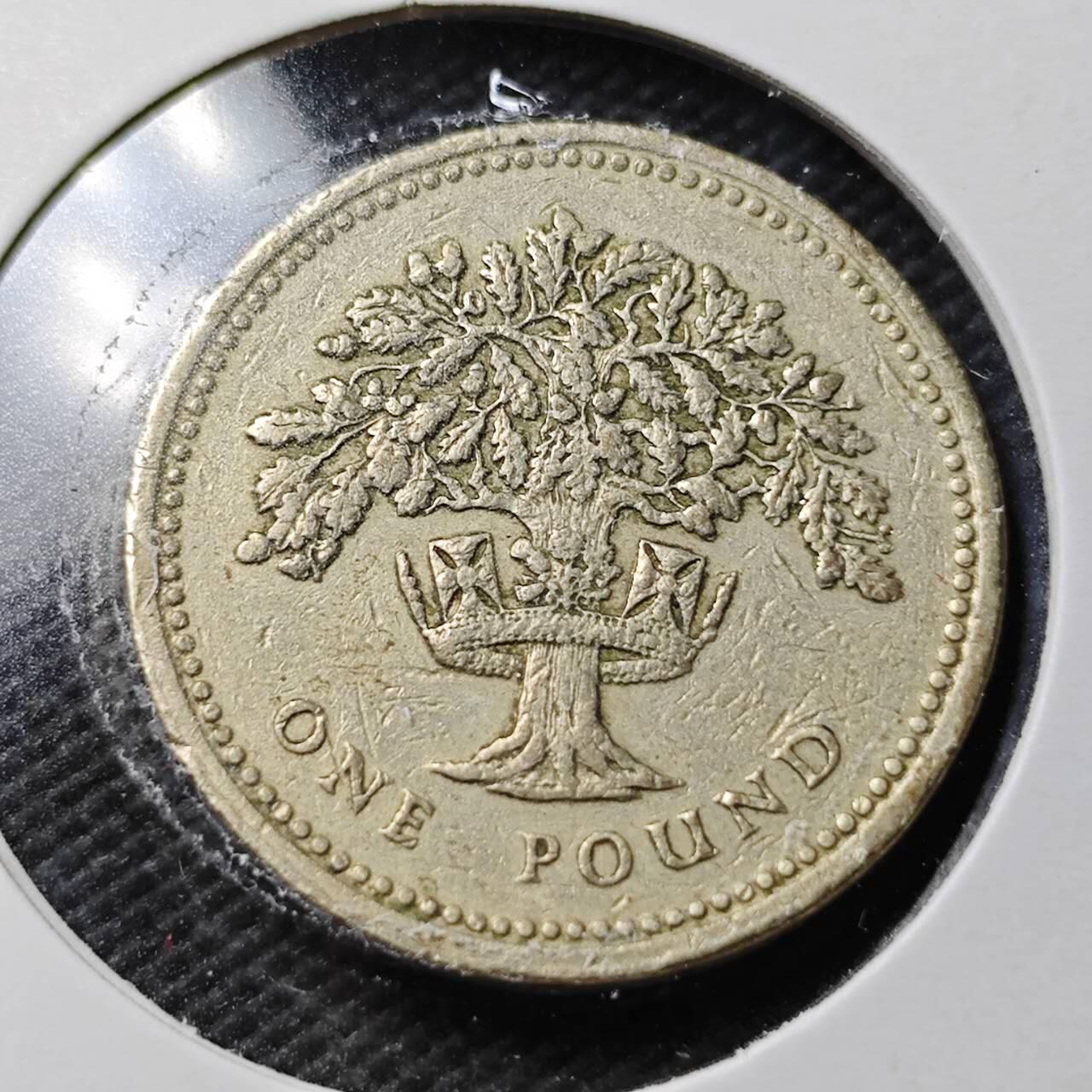 KK钱币收藏小铺  第360场  2月预留时间 周末发货 1987英国1英镑 