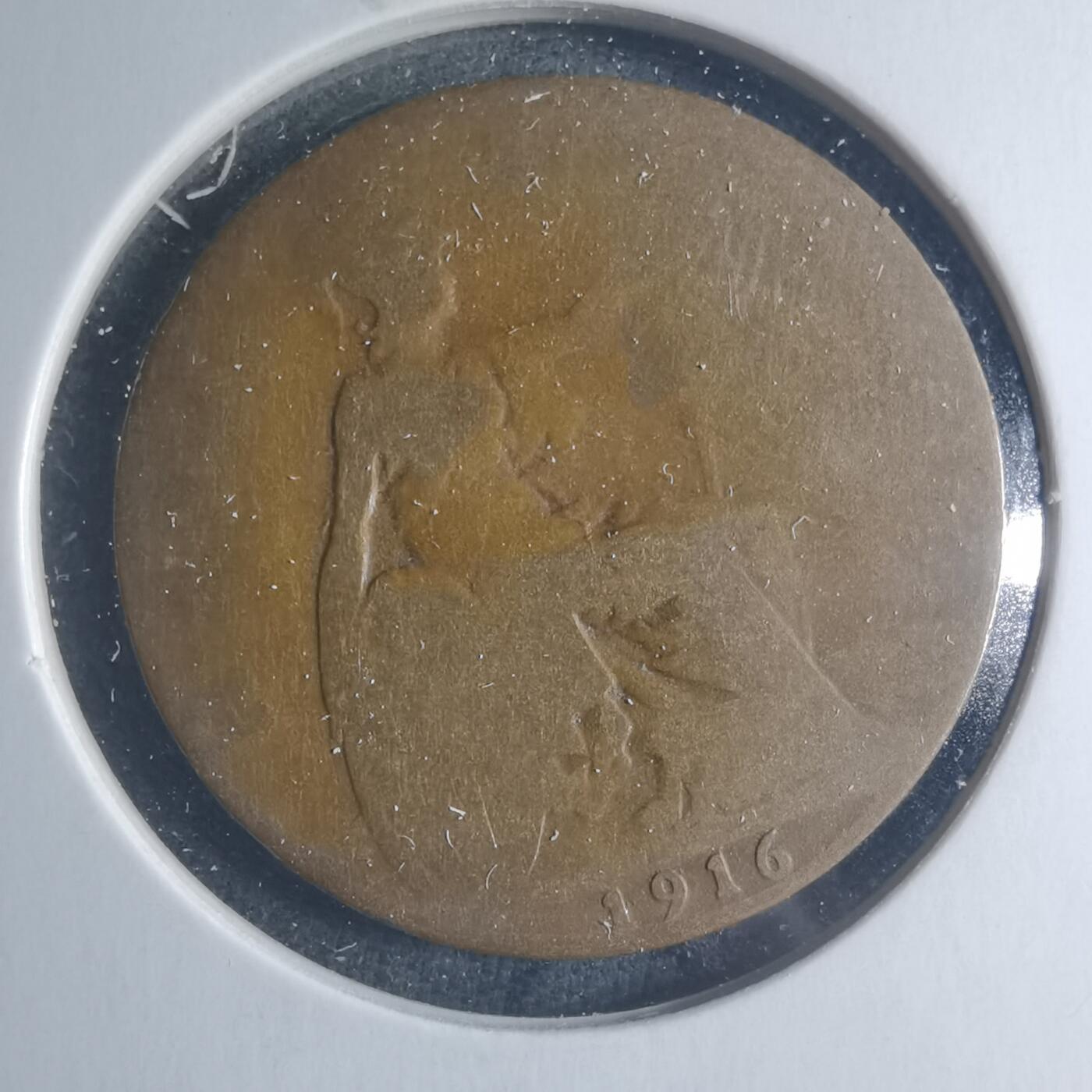 沼泽如烟--第885场 英国1916年1便士