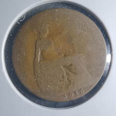 沼泽如烟--第885场 - 英国1916年1便士