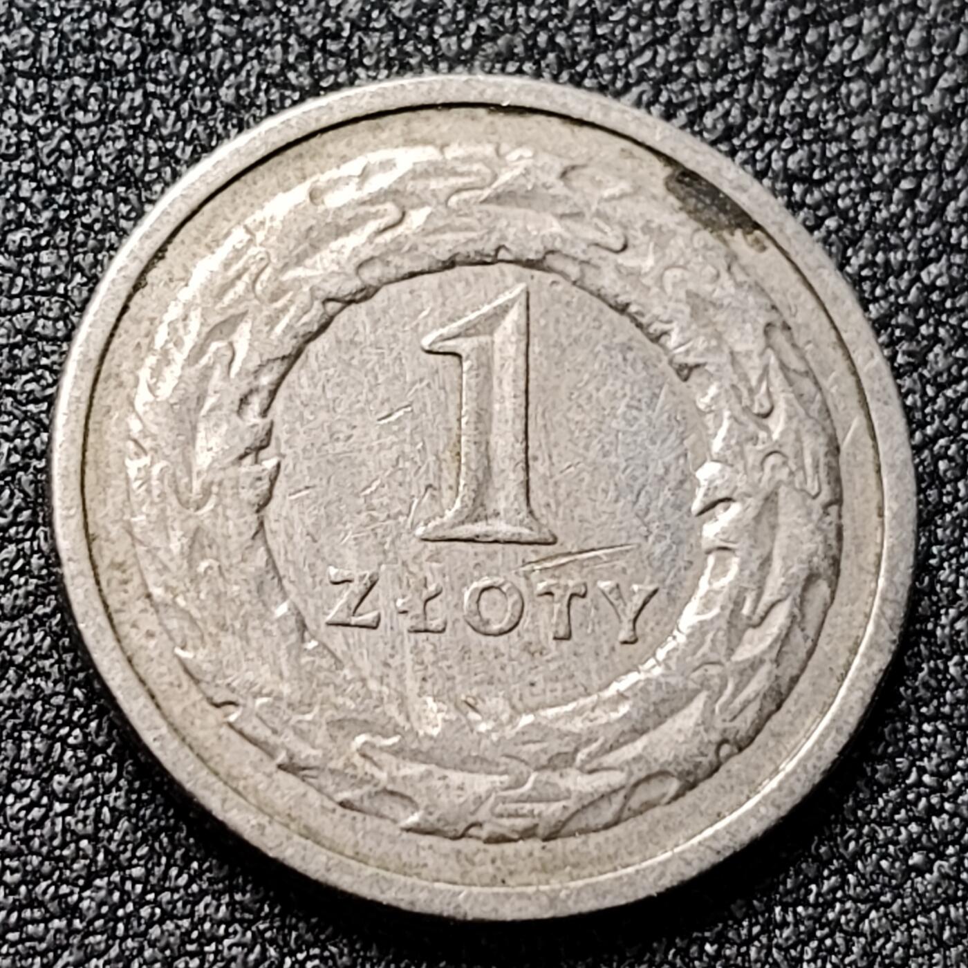 泉币菌-第119场-精品福利场 波兰1990年1兹罗提镍币 23MM 