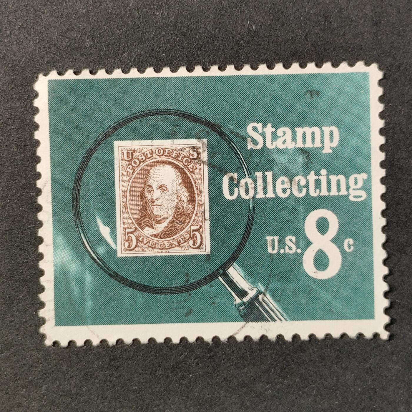 嘉禾收藏    【第362期】            无佣金、可寄存、满30元包邮 美国邮票，1972年集邮事业 本杰明·富兰克林肖像票中票1全