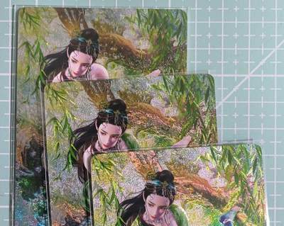 C先生卡牌 第15期 元集纪·刷子签·罐儿签·毒瘤签(持续收拍品中...) - 【浮雕折光】焱卡文化×巴丁《绝色绘卷》小青 三渐变