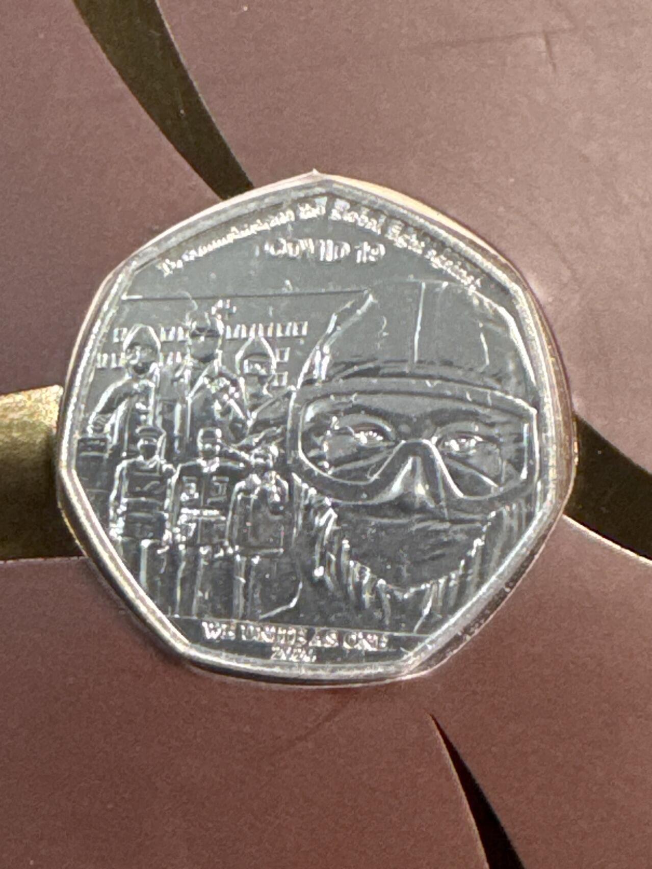 ❤️【币观天下】❤️ 第329期钱币拍卖- 2025.10.31周五晚上6点半场-长期征集拍品 直布罗陀抗疫情镍币