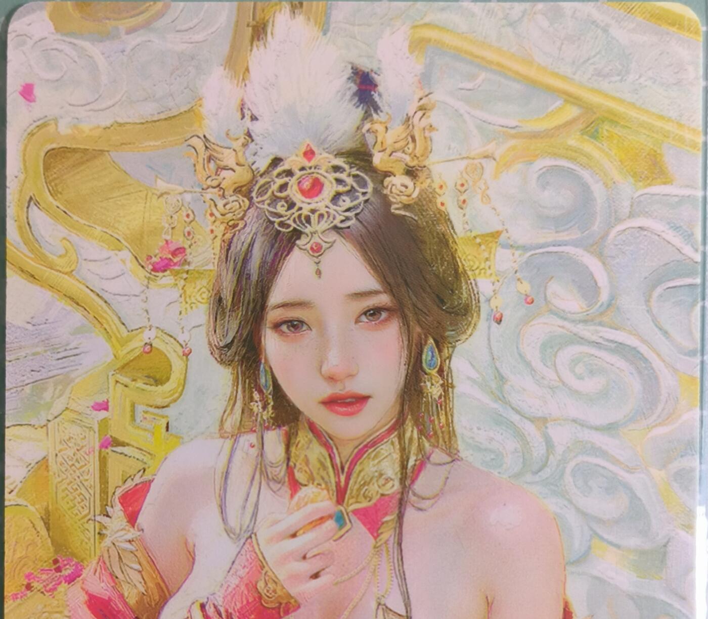 C先生卡牌 第15期 元集纪·刷子签·罐儿签·毒瘤签(持续收拍品中...) 【大头普卡】燎原×刷子《人间传》宣华夫人 近景