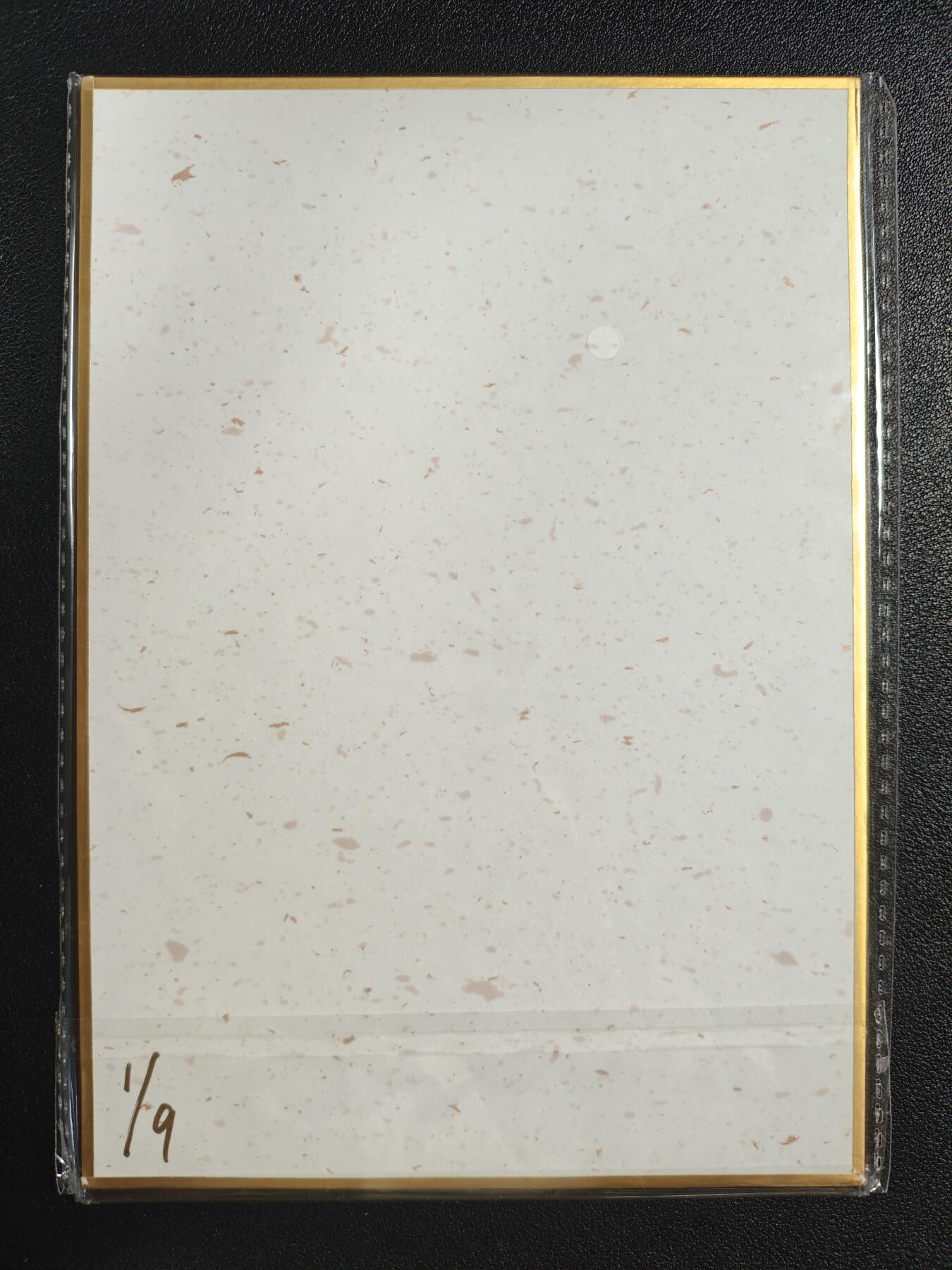 天玑星卡拍第133期《10.30周四截拍》持续收拍收评中 满赠卡需备注 【亲签色纸】昆仑万象 陈岱青 南王孟获 1/9 亲签色纸 一张