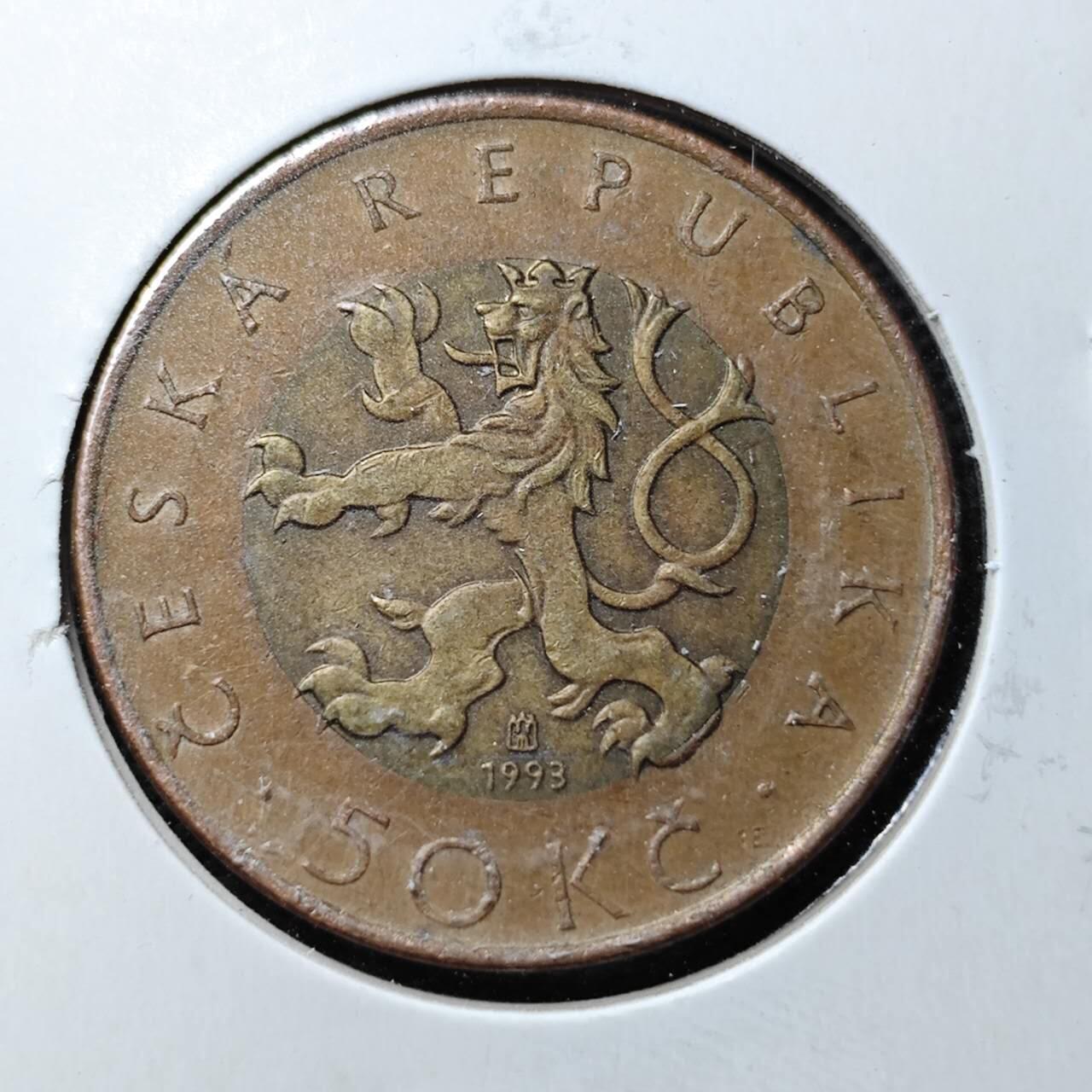 KK钱币收藏小铺  第360场  2月预留时间 周末发货  捷克50克朗