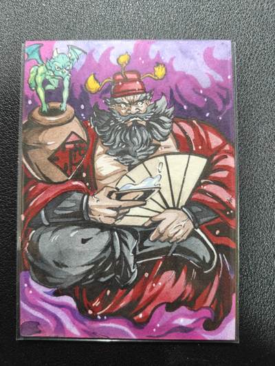 天玑星卡拍第134期《11.3周一截拍》持续收拍收评中 满赠卡需备注 - 【手绘卡】RUBICK 钟馗 手绘卡