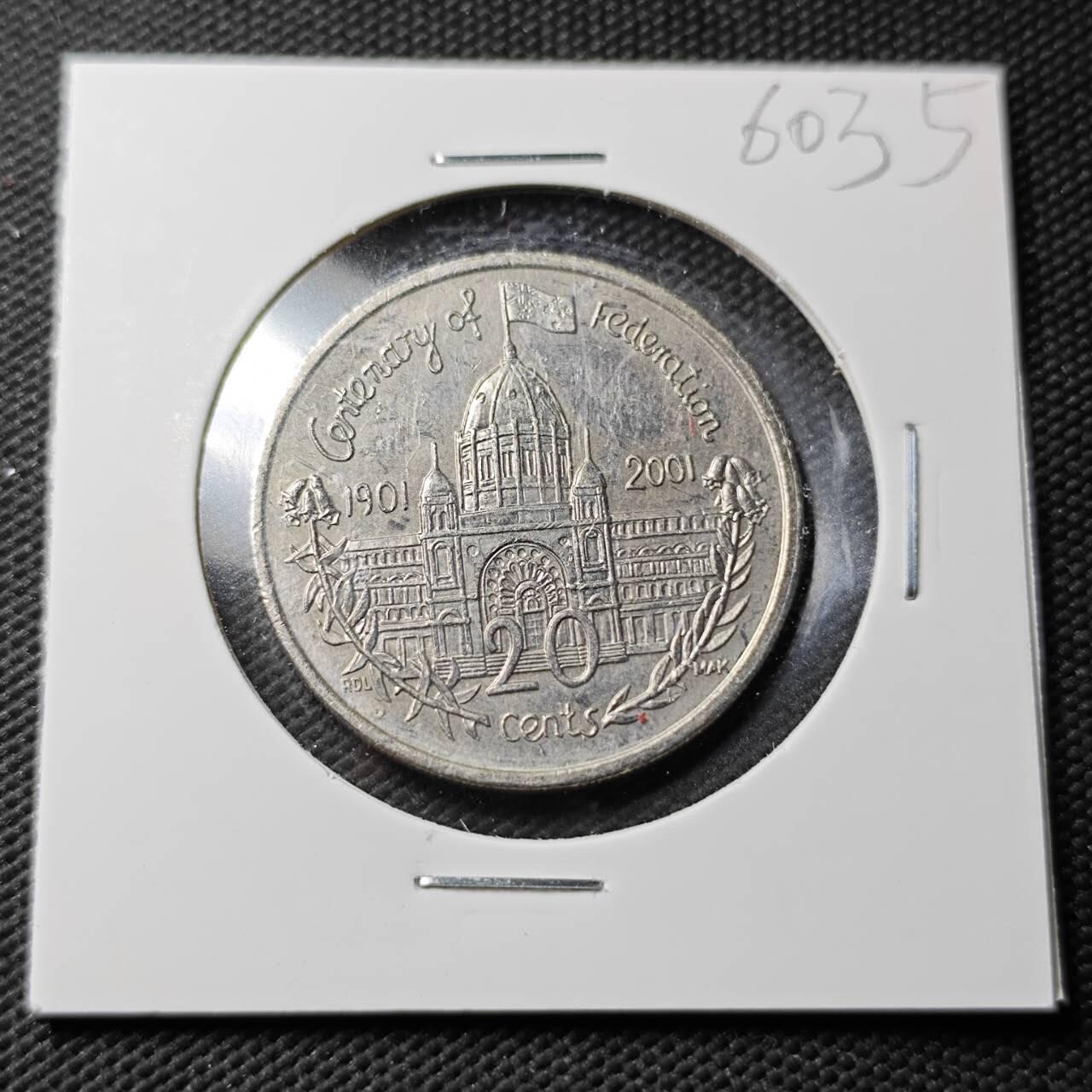 KK钱币收藏小铺  第360场  2月预留时间 周末发货  澳大利亚20分纪念币