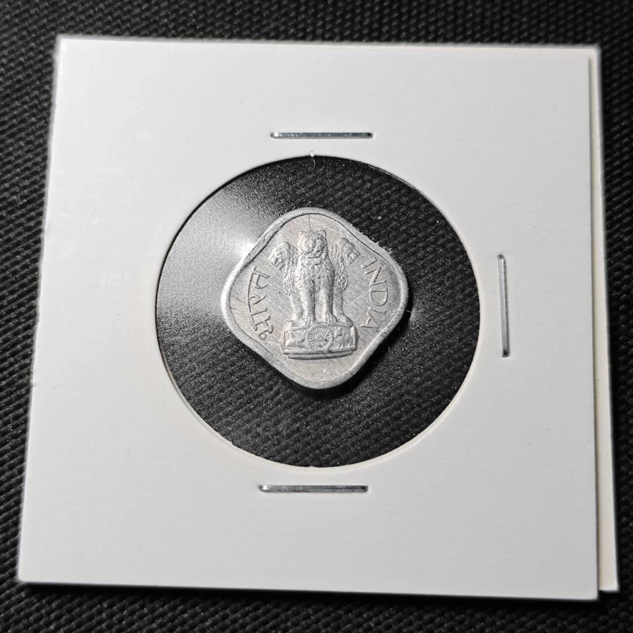 KK钱币收藏小铺  第360场  2月预留时间 周末发货  1968印度1派沙