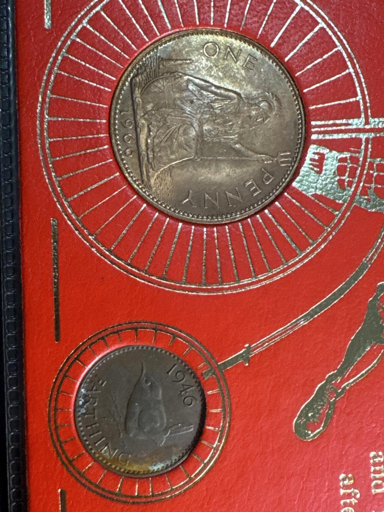 ❤️【币观天下】❤️ 第329期钱币拍卖- 2025.10.31周五晚上6点半场-长期征集拍品 英国2枚卡币