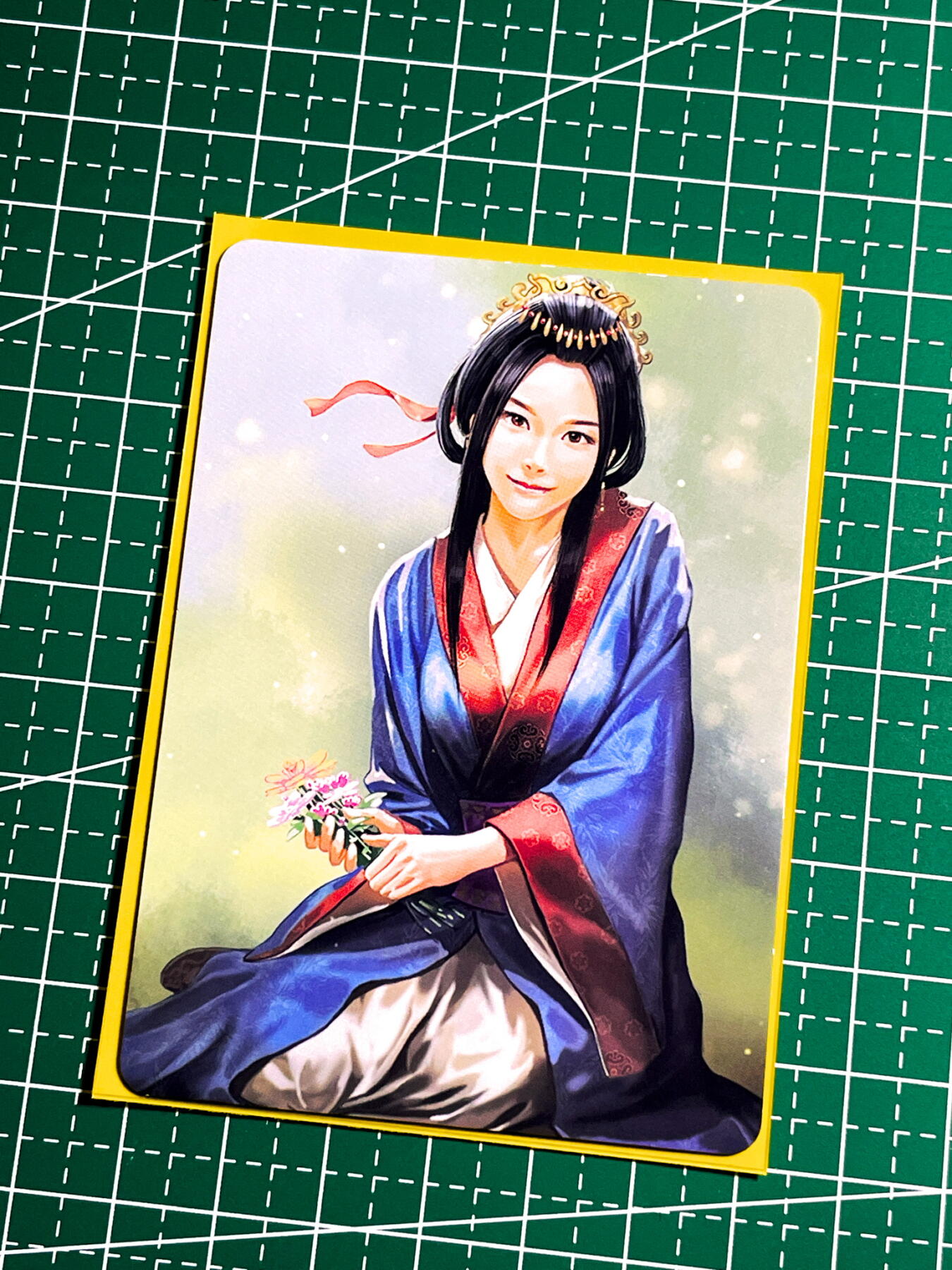 显眼宝35期 佣金1起 10月29日晚20:30截拍  三国夏侯氏 彩闪一张 63*88 