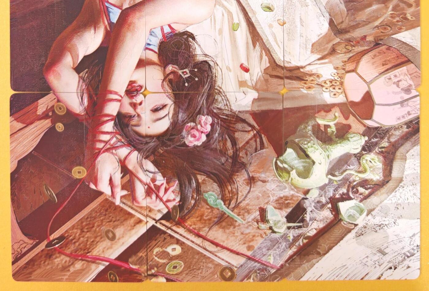 趣卡卡拍No.18期（无佣金免手续费，分享成交有奖） 【九拼】焱卡文化-刷子人间传 庞春梅 九拼9张