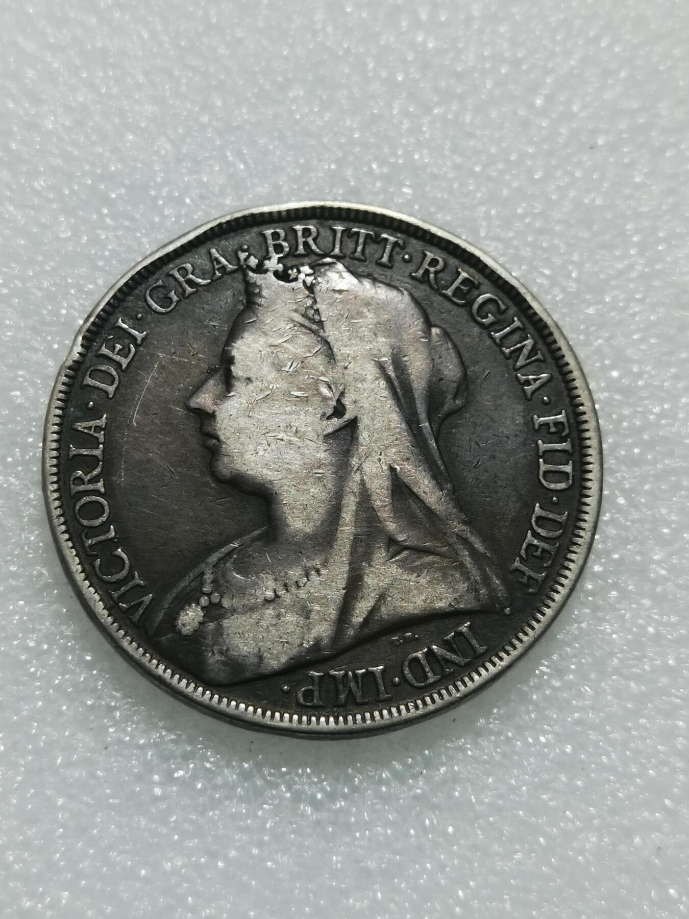 天下钱庄专场欢迎参拍 英国维多利亚披纱马剑银币