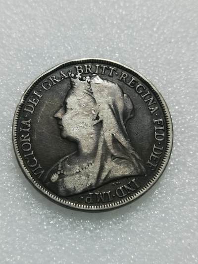 天下钱庄专场欢迎参拍 - 英国维多利亚披纱马剑银币