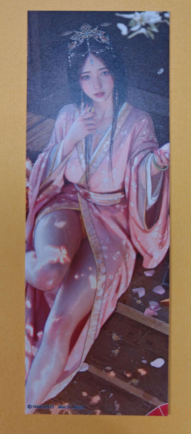 趣卡卡拍No.18期（无佣金免手续费，分享成交有奖） 【书签】焱卡文化-刷子 妖姬传 大乔（正反面双服饰）（50*140mm）