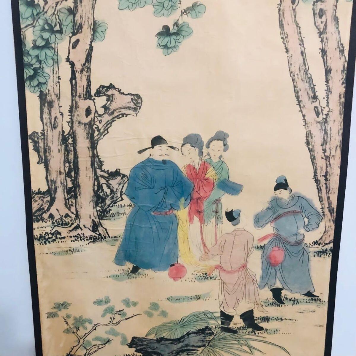 听雨轩（10） 名家名画中堂挂画（一） 吕纪 国画人物画 