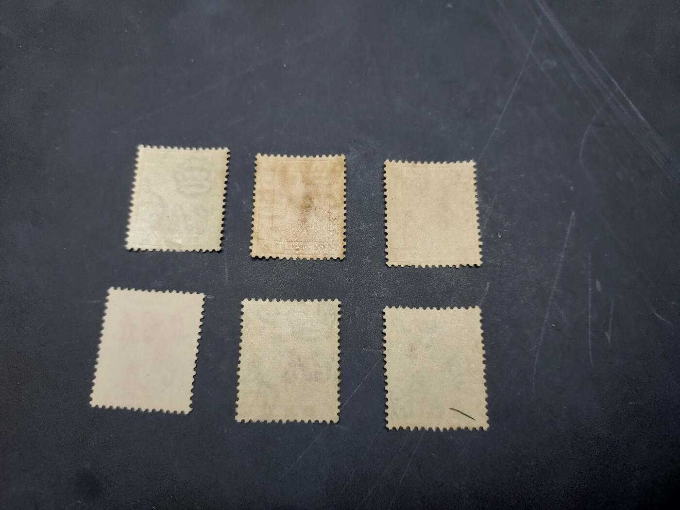 博彦收藏  11月3日 8点 邮票专场 香港 乔治六世新票6枚，上品