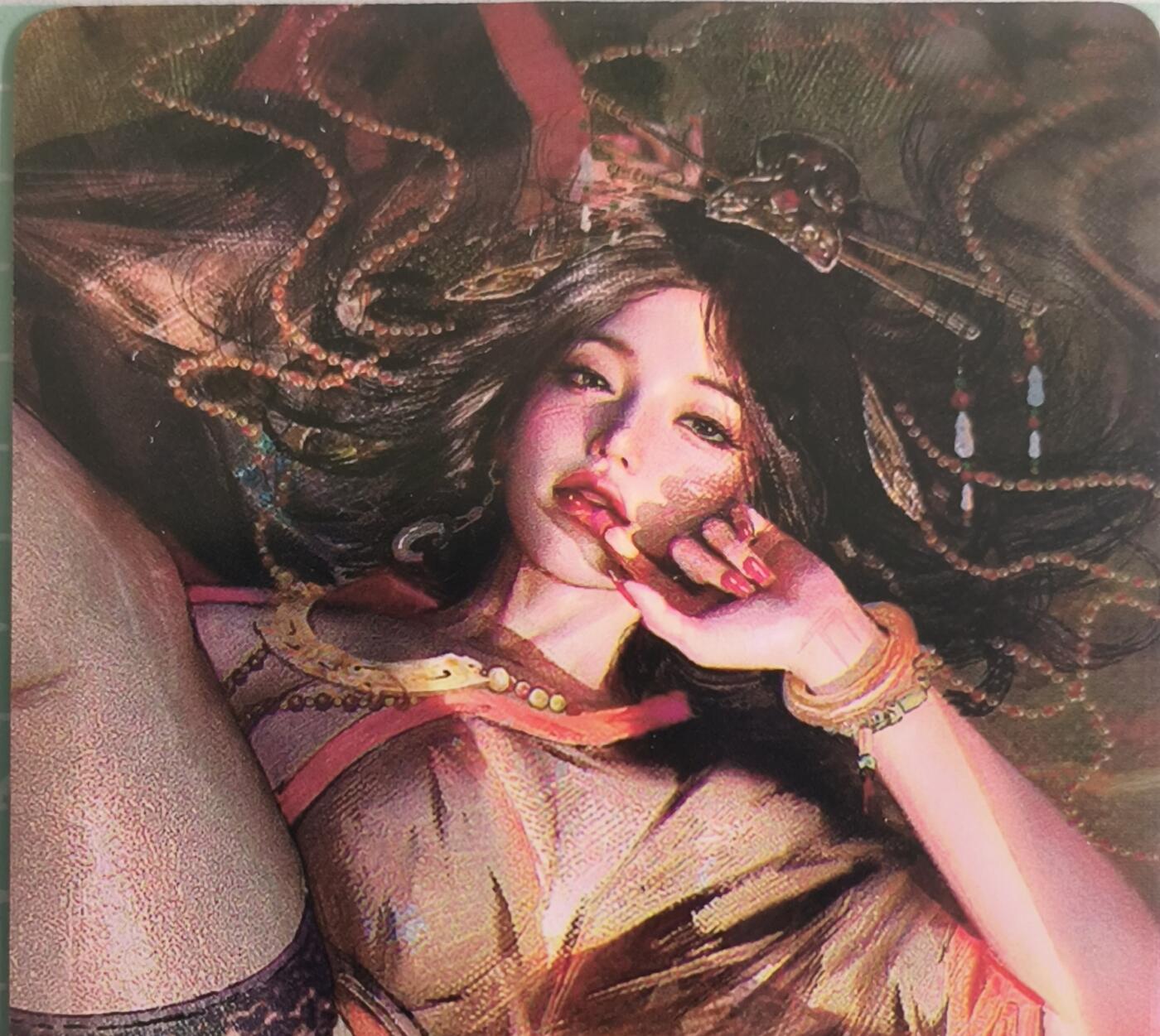 C先生卡牌 第15期 元集纪·刷子签·罐儿签·毒瘤签(持续收拍品中...) 【大头普卡】燎原×刷子《人间传》夏姬 近景