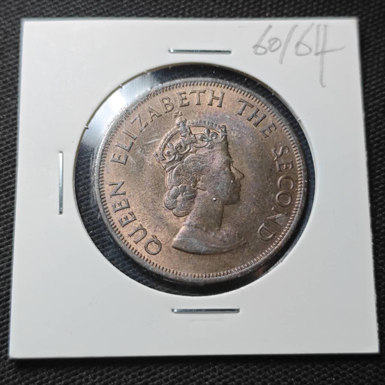 KK钱币收藏小铺  第360场  2月预留时间 周末发货  1960泽西1/12先令纪念币