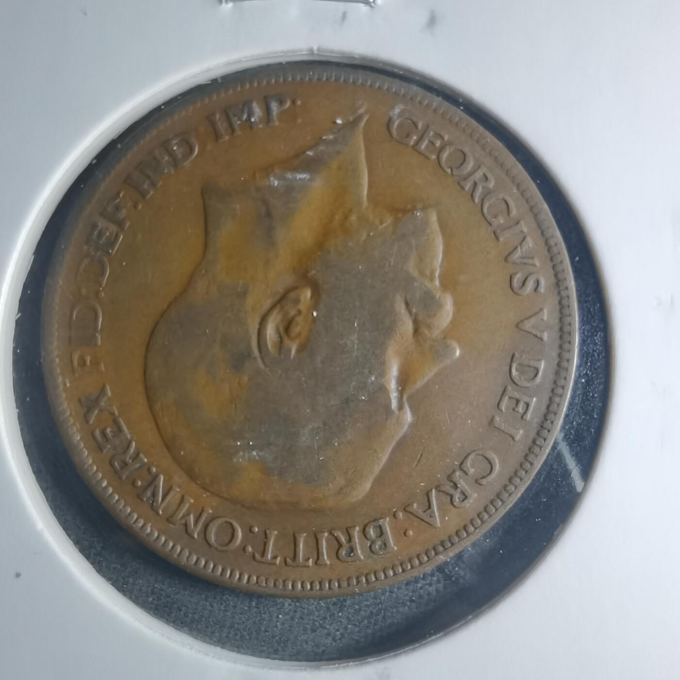 沼泽如烟--第885场 英国1921年1便士