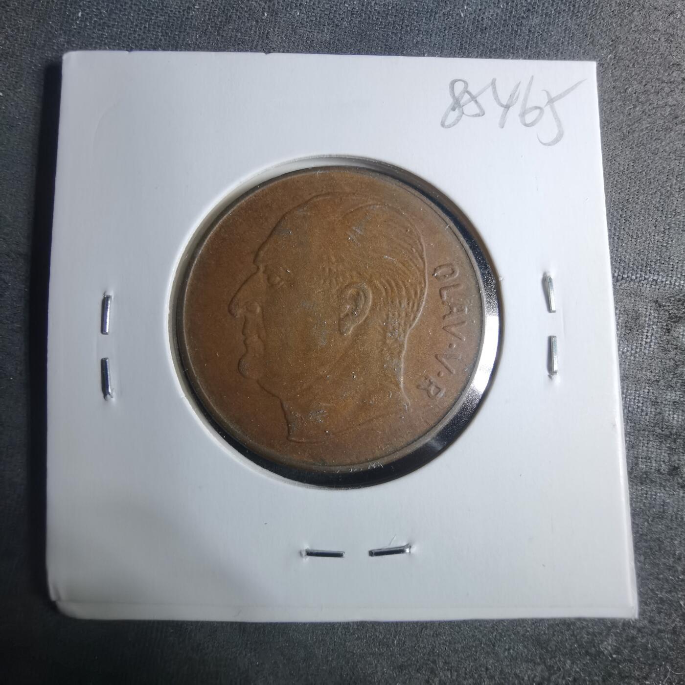 沼泽如烟--第885场 挪威1972年5欧尔