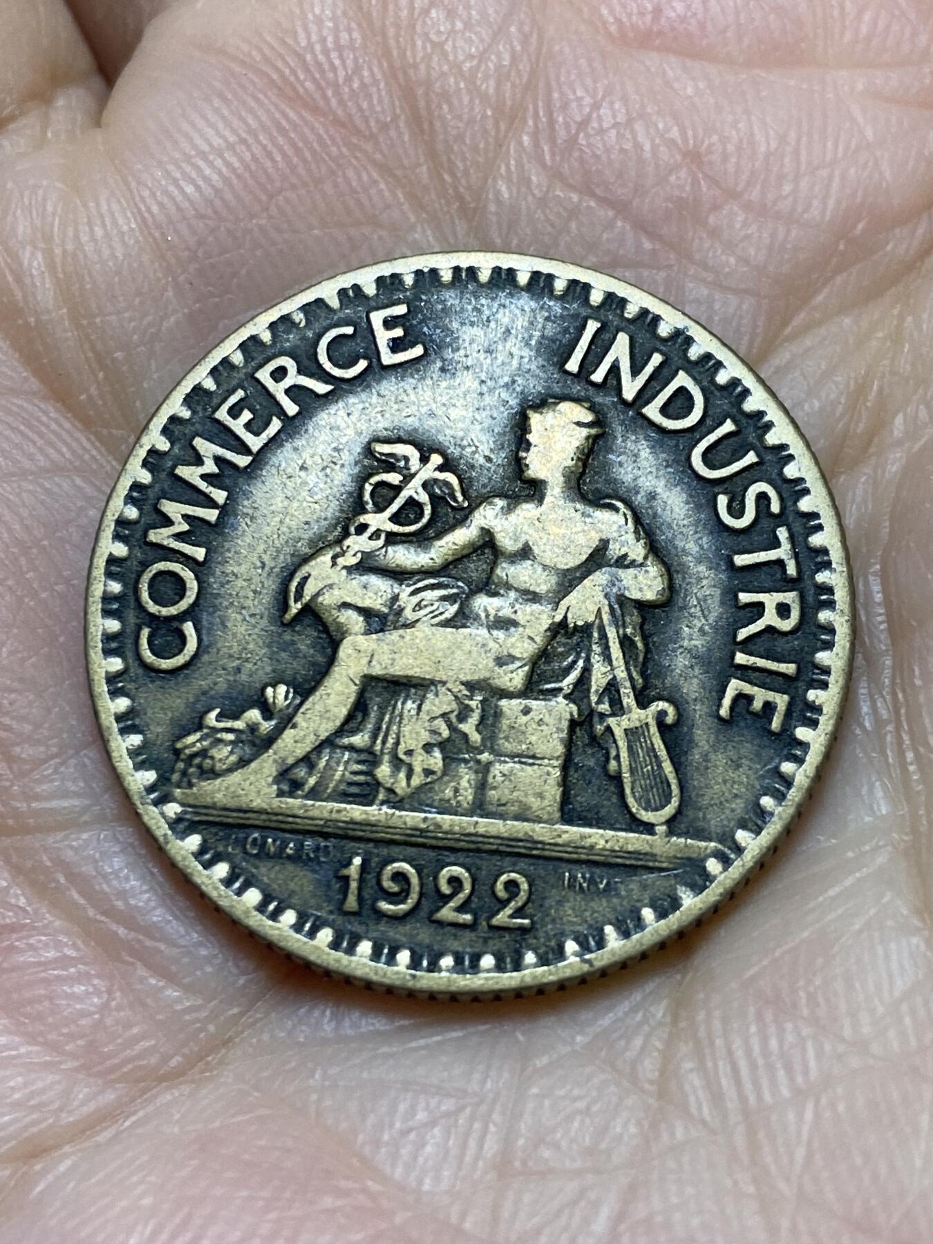 2025年第一百一十九场(总第一百四十五场）外国好品散币(免佣金) 法兰西第三共和国1922年2法郎