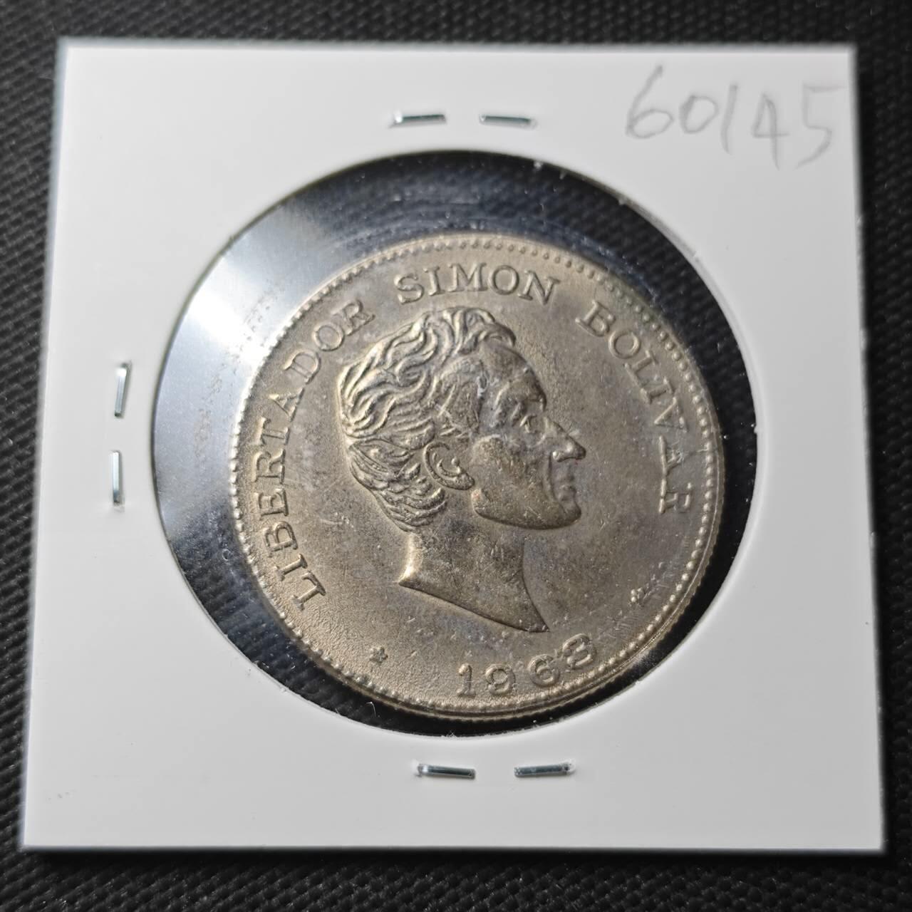 KK钱币收藏小铺  第360场  2月预留时间 周末发货  1963哥伦比亚50分