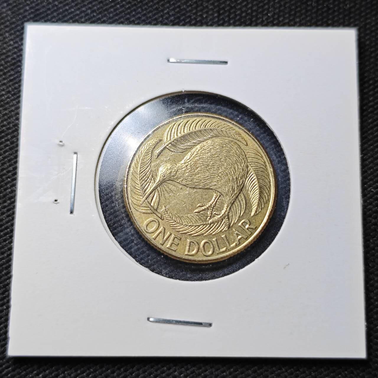 KK钱币收藏小铺  第361场  2月预留时间 周末发货  新西兰1元