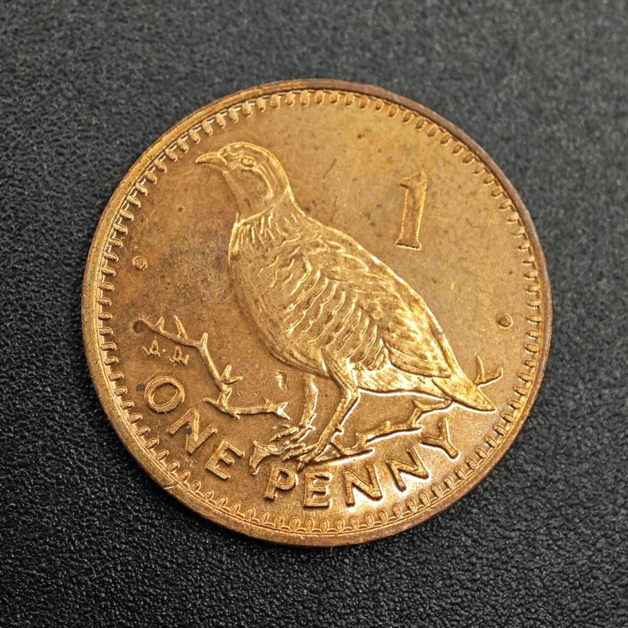 【淘币小摊】实时拍第七百七十九拍   散币场   满百包邮可预留二周 每周一统一发货   直布罗陀1995年一便士铜币