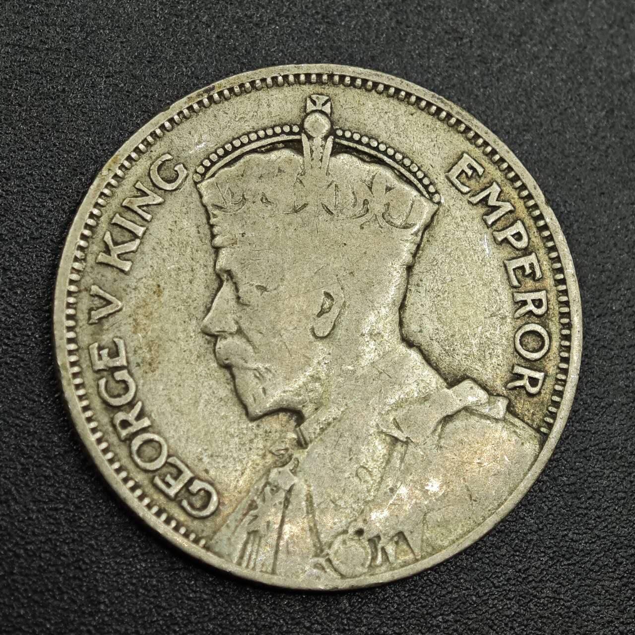 【淘币小摊】限时拍第七百八十拍  小银币场  满百包邮可预留两周  周一统一发货  新西兰1935年乔治五世一先令银币