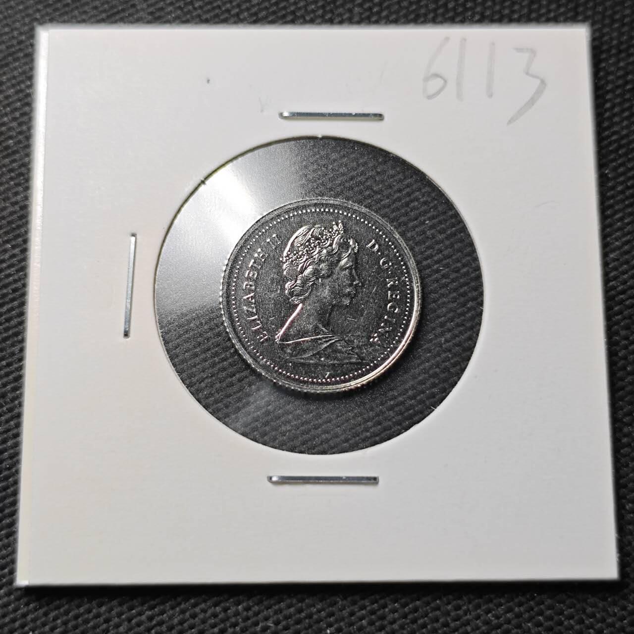 KK钱币收藏小铺  第361场  2月预留时间 周末发货  1985加拿大10分精制币