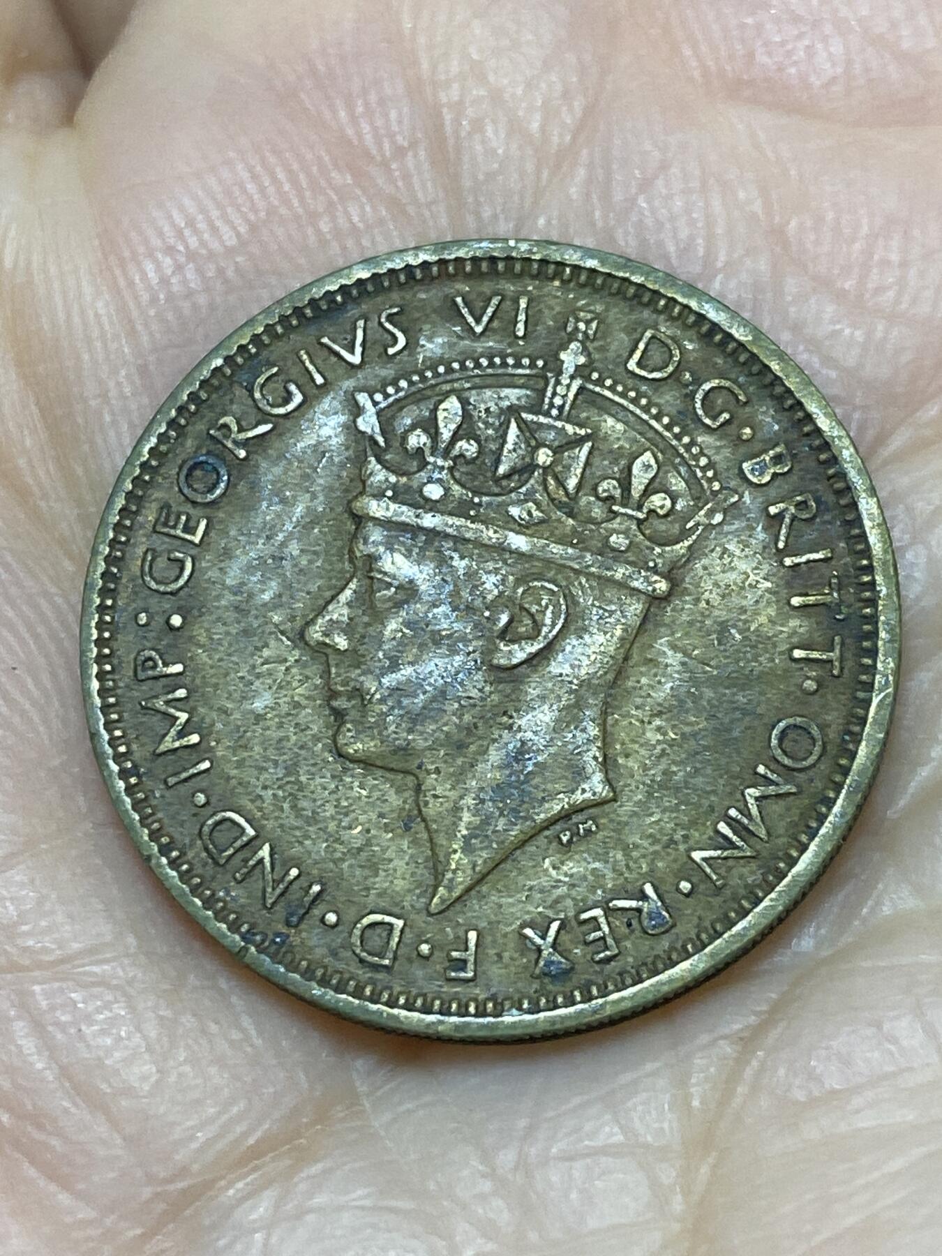 2025年第一百一十九场(总第一百四十五场）外国好品散币(免佣金) 英属西非1938年1先令(乔治六世第一版)