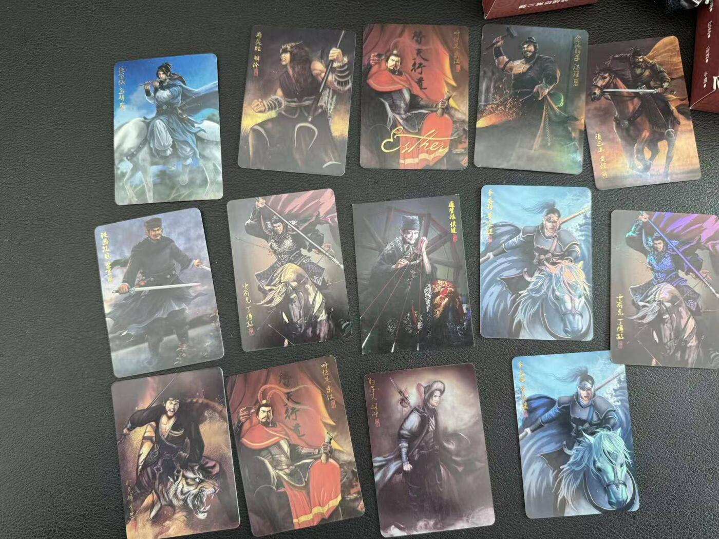 龙虎卡牌第六一场 （无佣金，单场满200元包邮，欢迎送拍） 普卡14张 水浒英雄传（有重复）