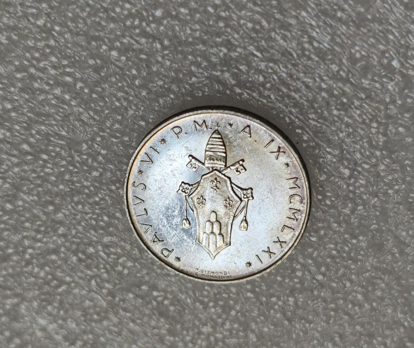 瓶子🏺第214期拍卖会  意大利1971年FAO纪念500里拉银币  原光