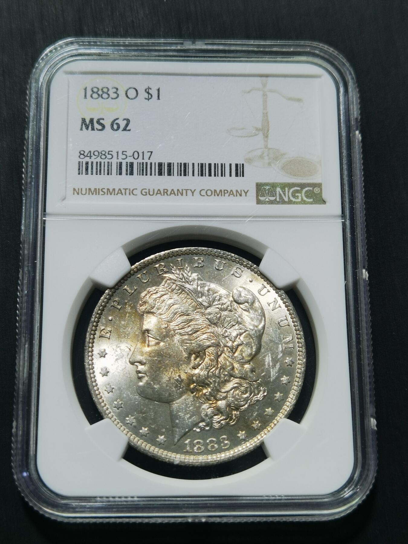 天下钱庄专场欢迎参拍 NGC MS62 1883美国摩根一美元银币