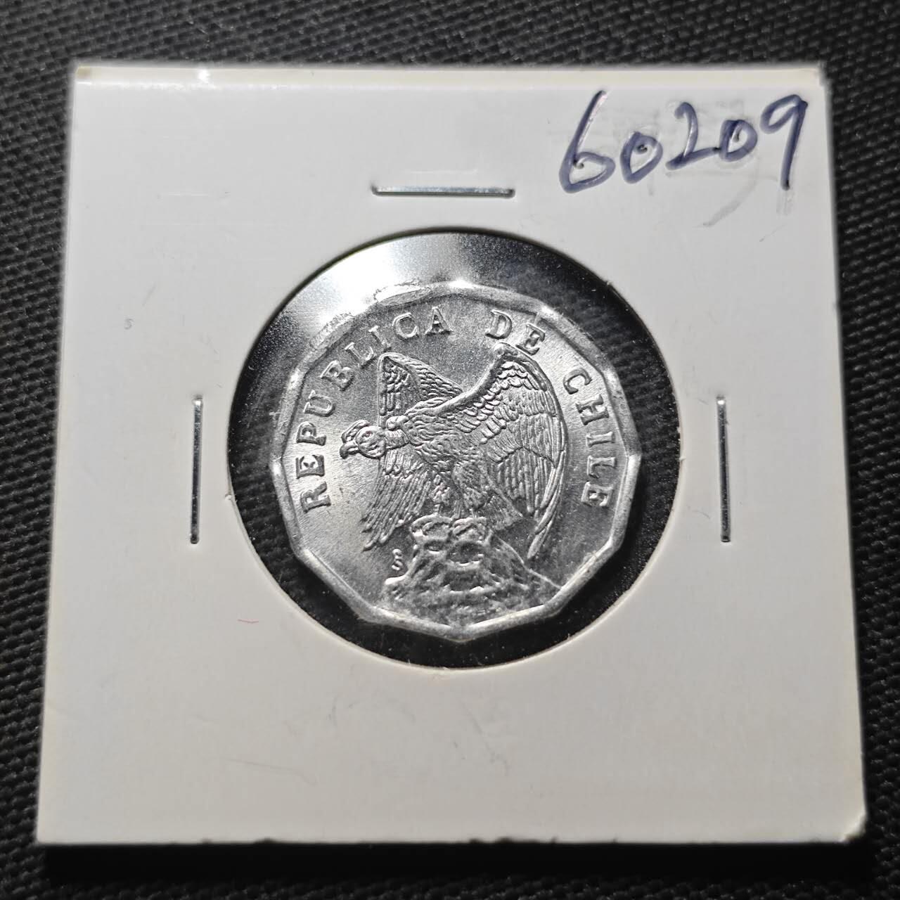 KK钱币收藏小铺  第360场  2月预留时间 周末发货  1979智利10分 好品