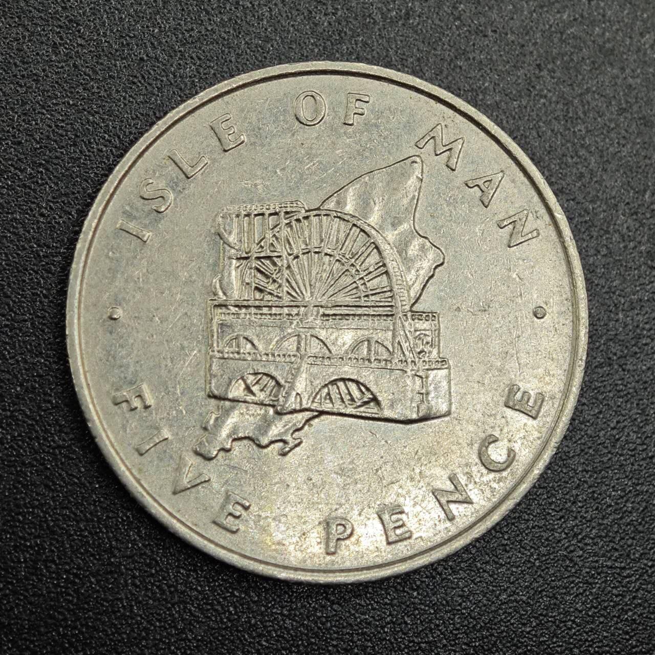 【淘币小摊】实时拍第七百七十九拍   散币场   满百包邮可预留二周 每周一统一发货   马恩岛1976年5便士