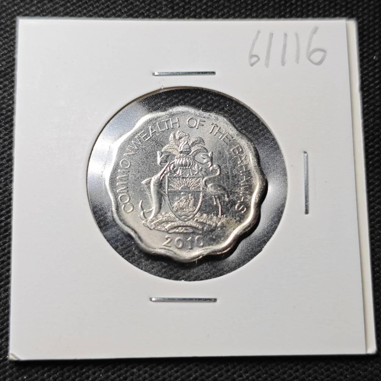 KK钱币收藏小铺  第361场  2月预留时间 周末发货  2010巴哈马10分