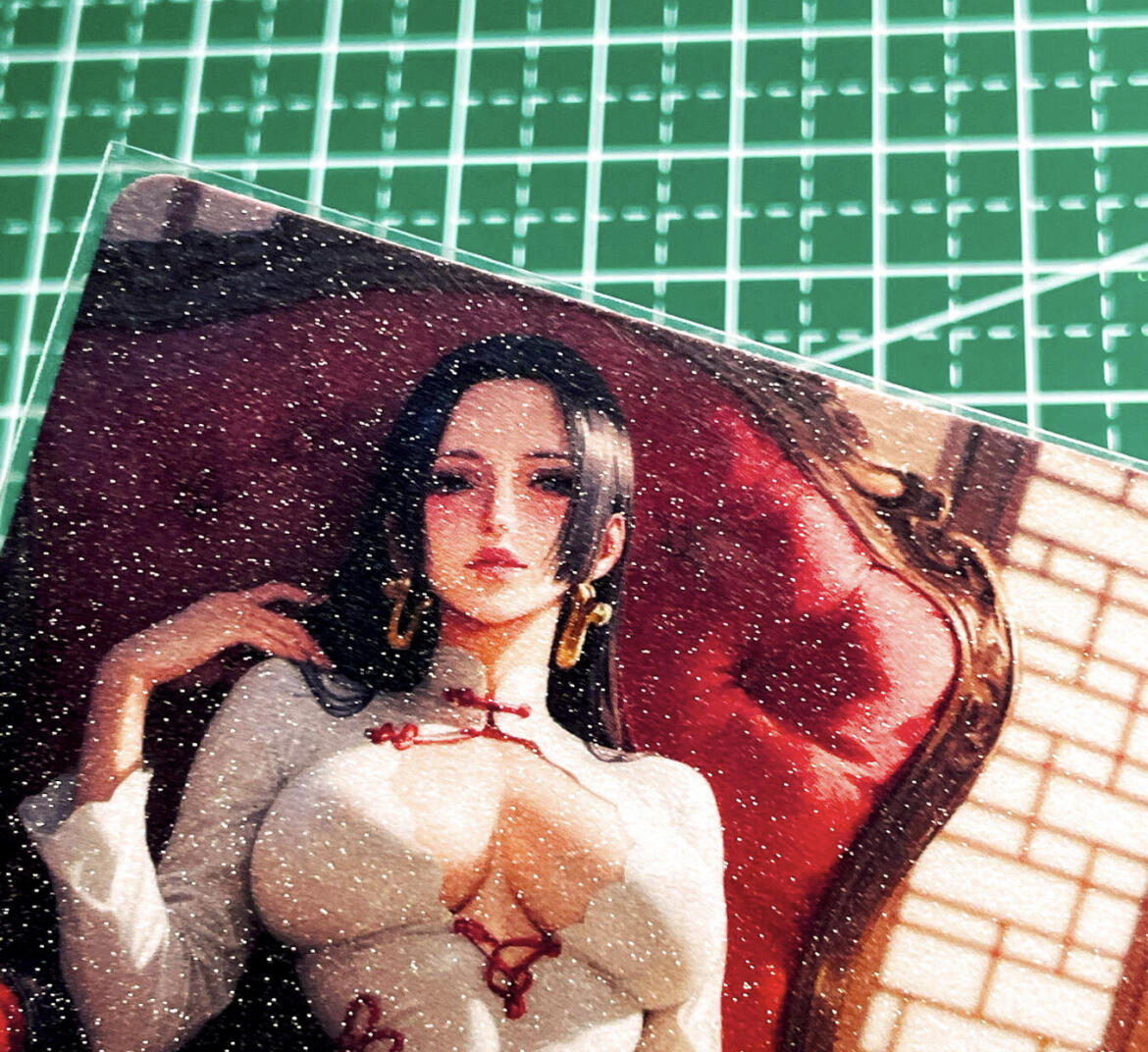 显眼宝35期 佣金1起 10月29日晚20:30截拍  正规 女帝 盐晶闪一枚 两面图 63*88