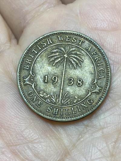 2025年第一百一十九场(总第一百四十五场）外国好品散币(免佣金) - 英属西非1938年1先令(乔治六世第一版)
